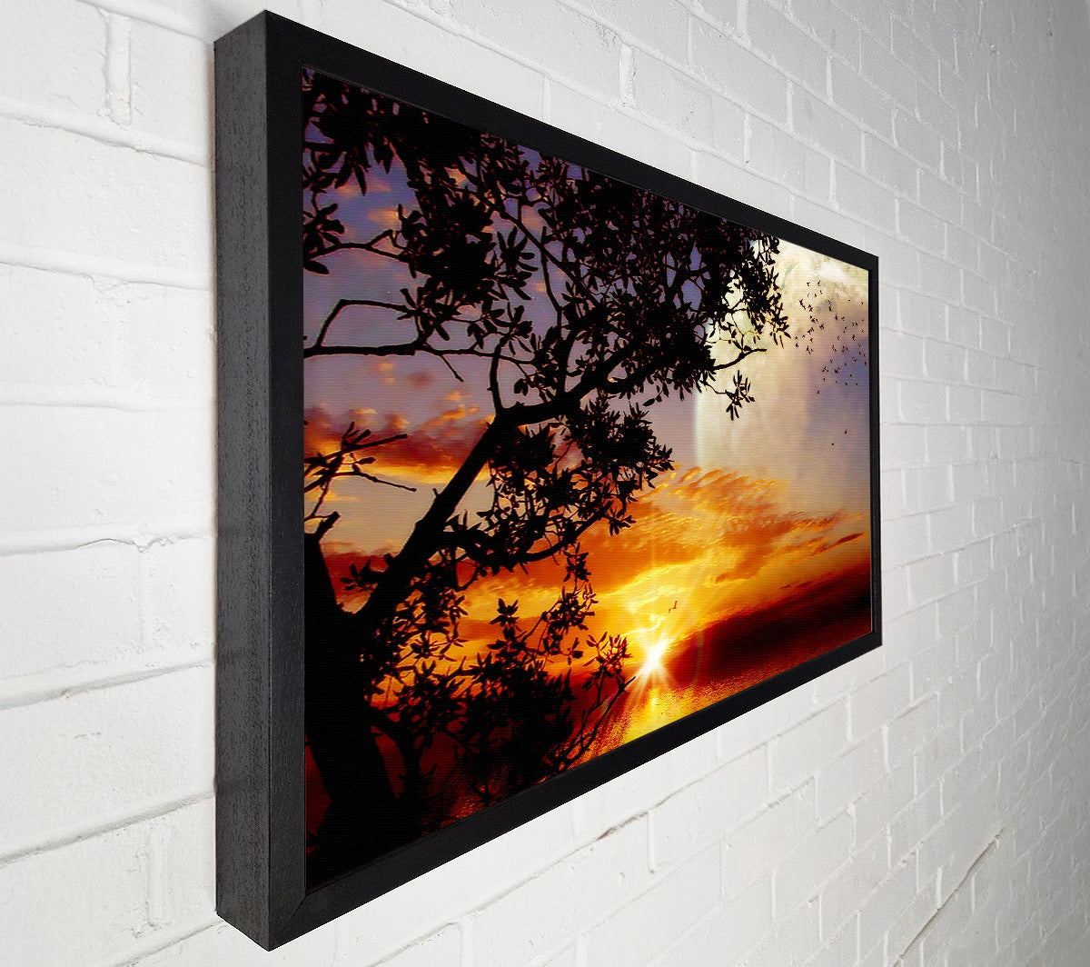 Suns First Light Canvas Wall Art