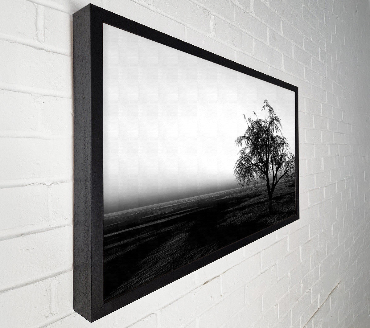 The Way The Wind Blows B n W Canvas Wall Art