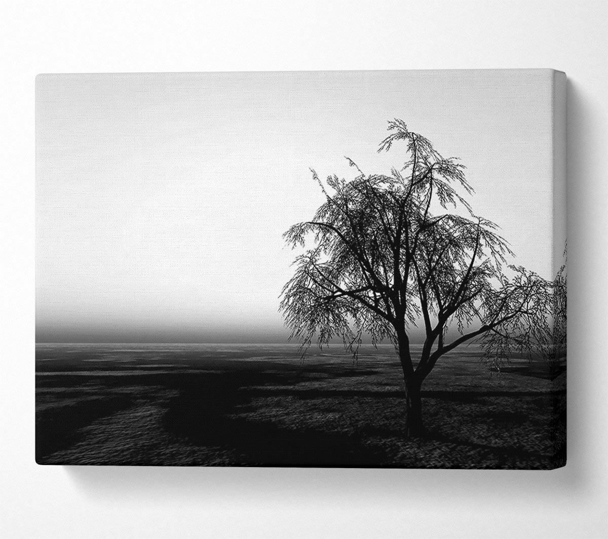 The Way The Wind Blows B n W Canvas Wall Art
