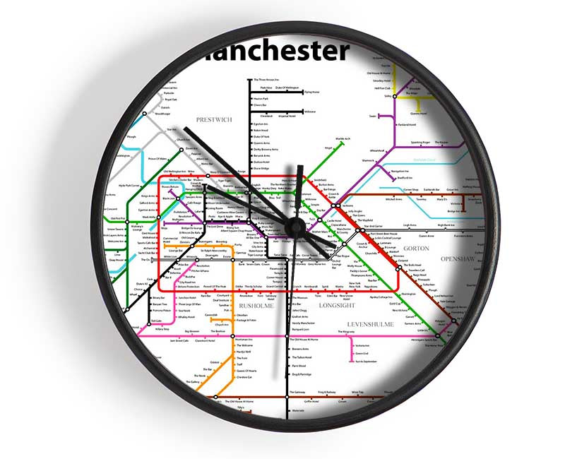 Manchester Pub Tube Map