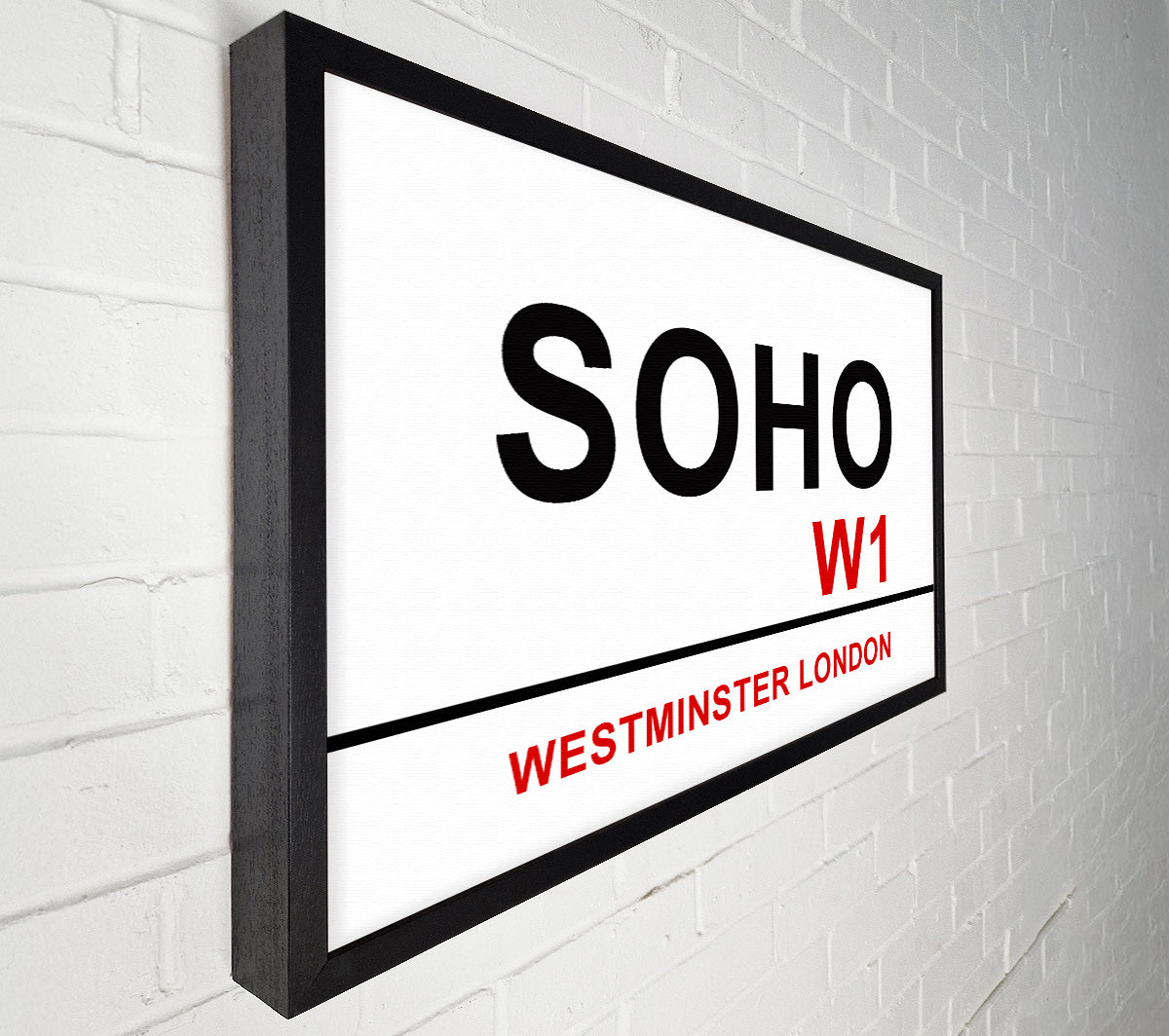 Soho Signs Canvas Wall Art