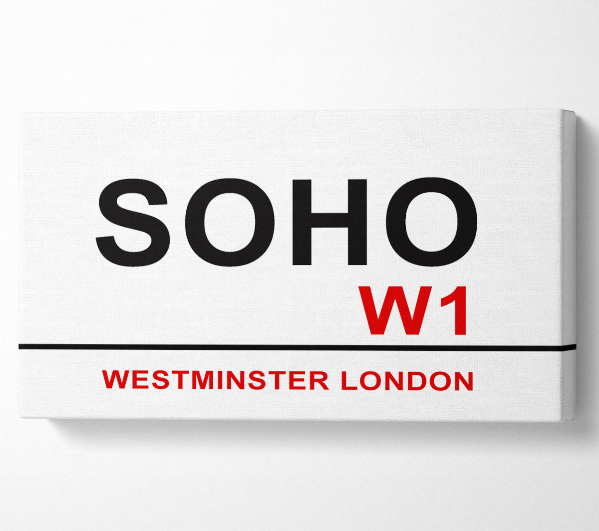 Soho Signs Canvas Wall Art