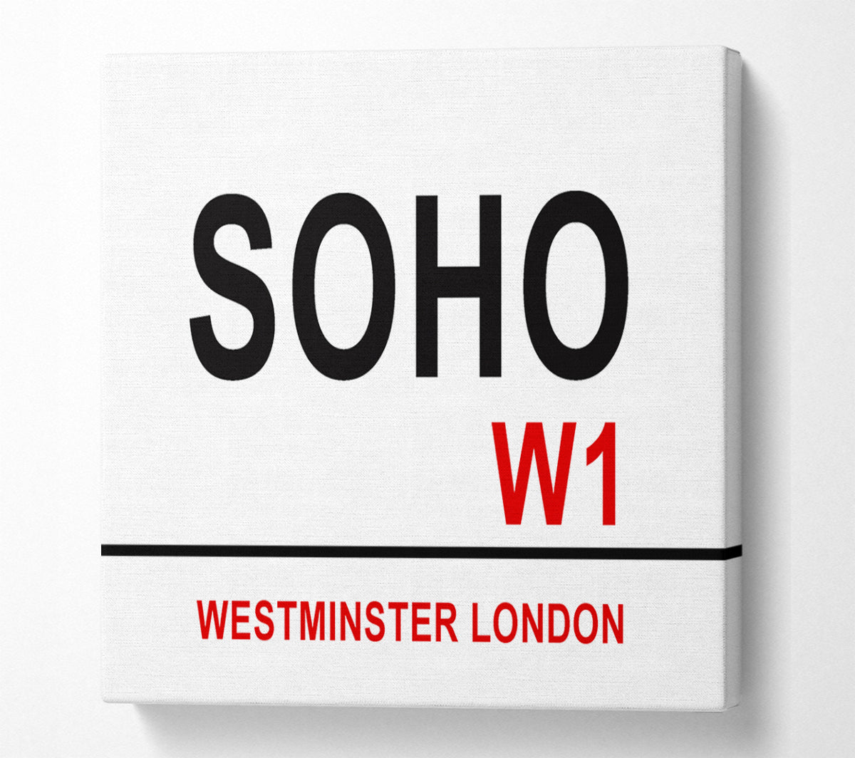 Soho Signs Canvas Wall Art