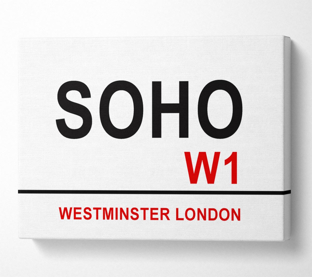 Soho Signs Canvas Wall Art