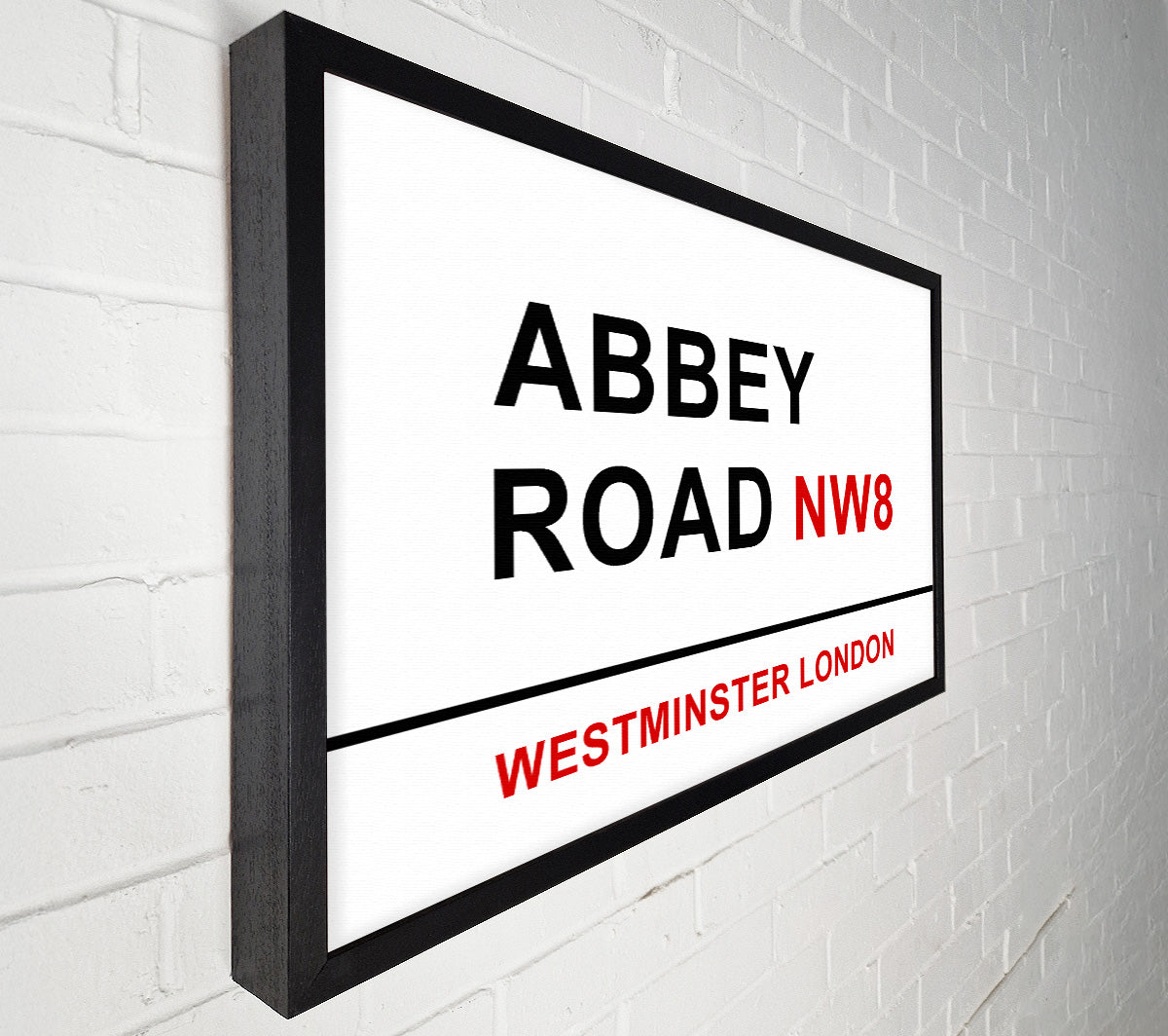 Abbey Road Signs Canvas Wall Art