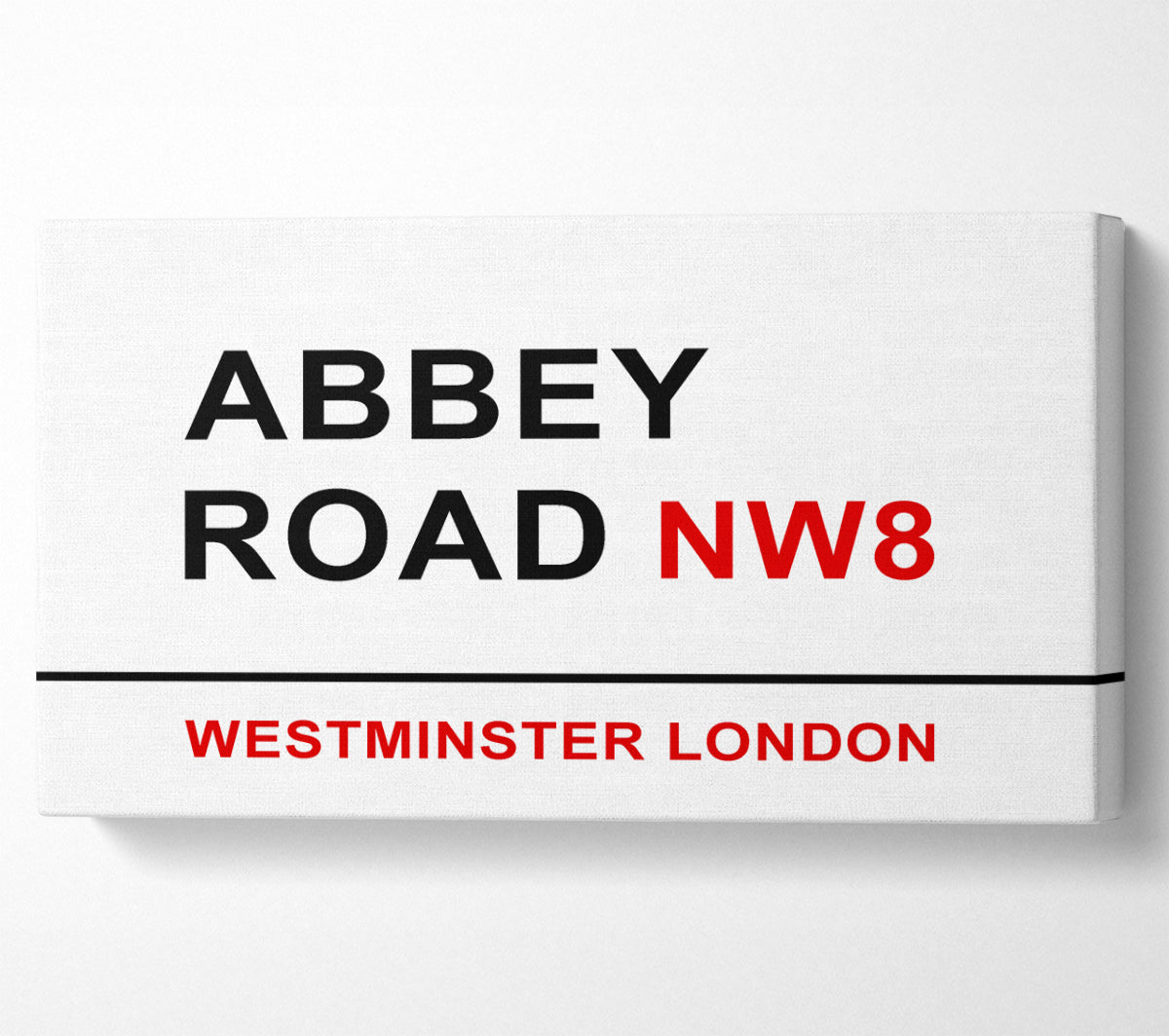 Abbey Road Signs Canvas Wall Art