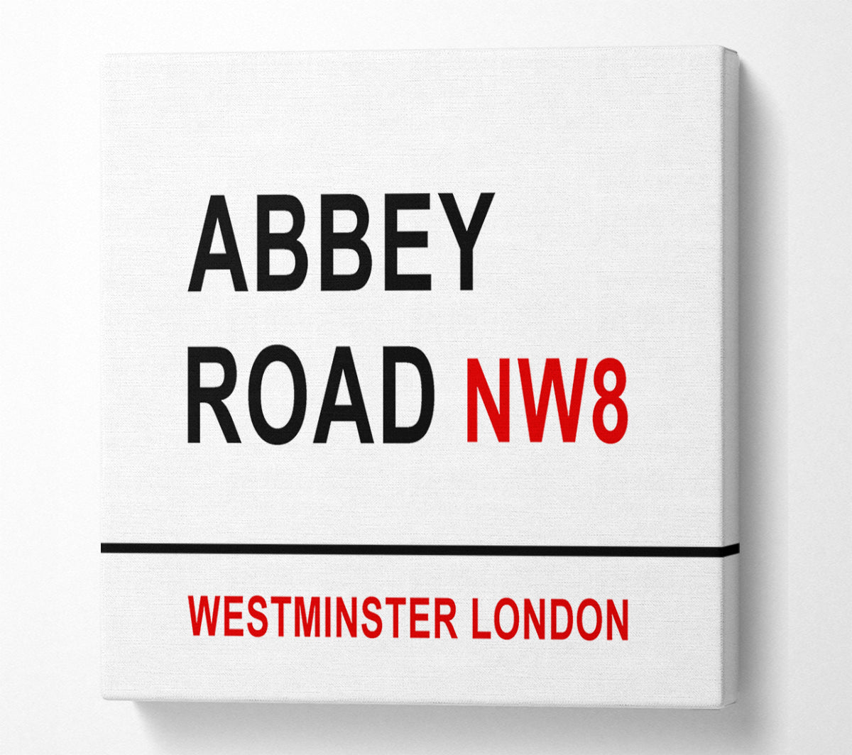 Abbey Road Signs Canvas Wall Art