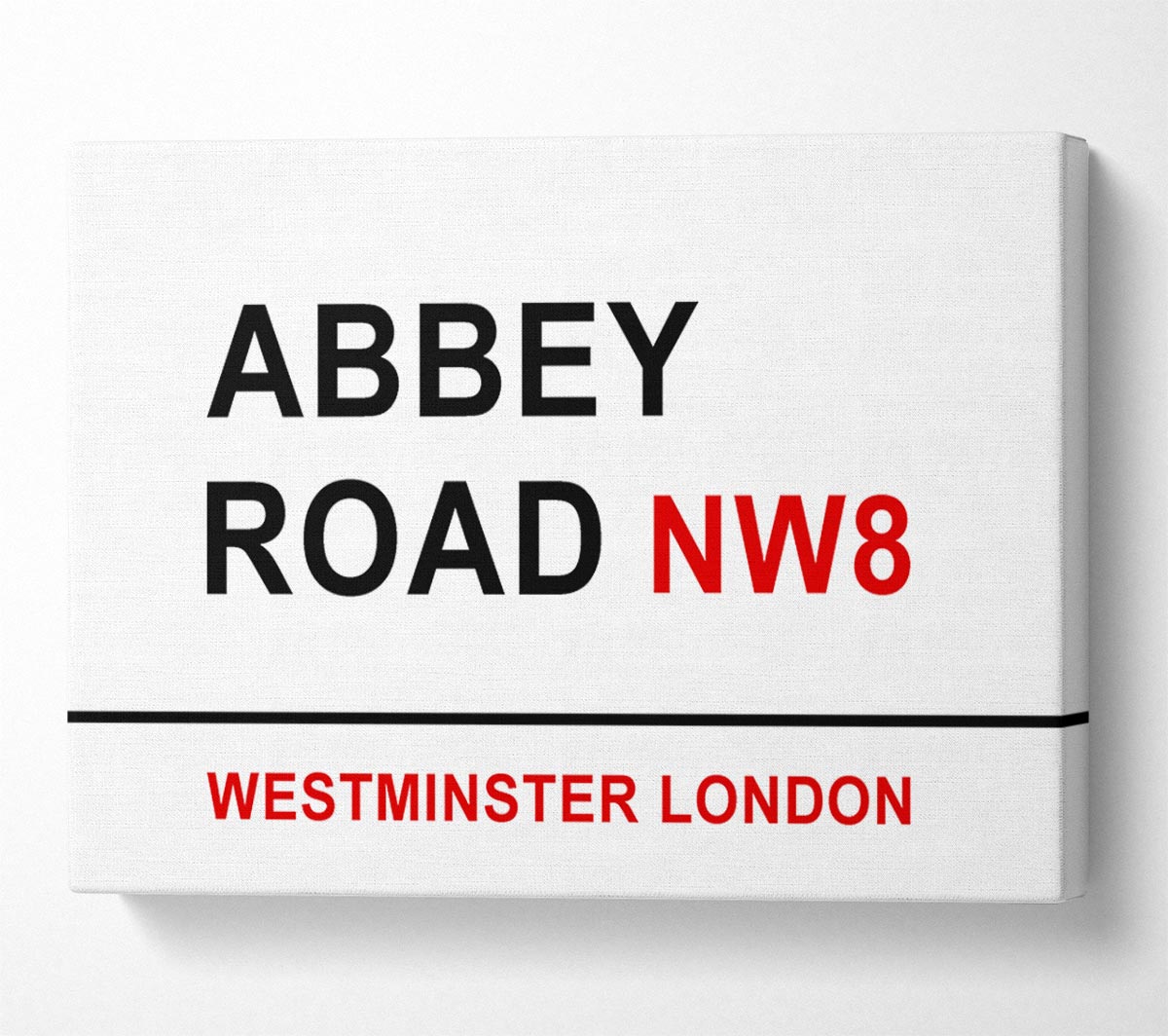 Abbey Road Signs Canvas Wall Art