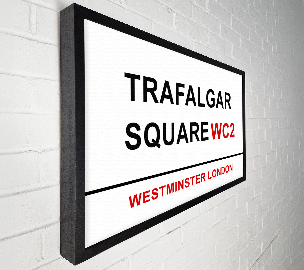 Trafalgar Square Signs Canvas Wall Art
