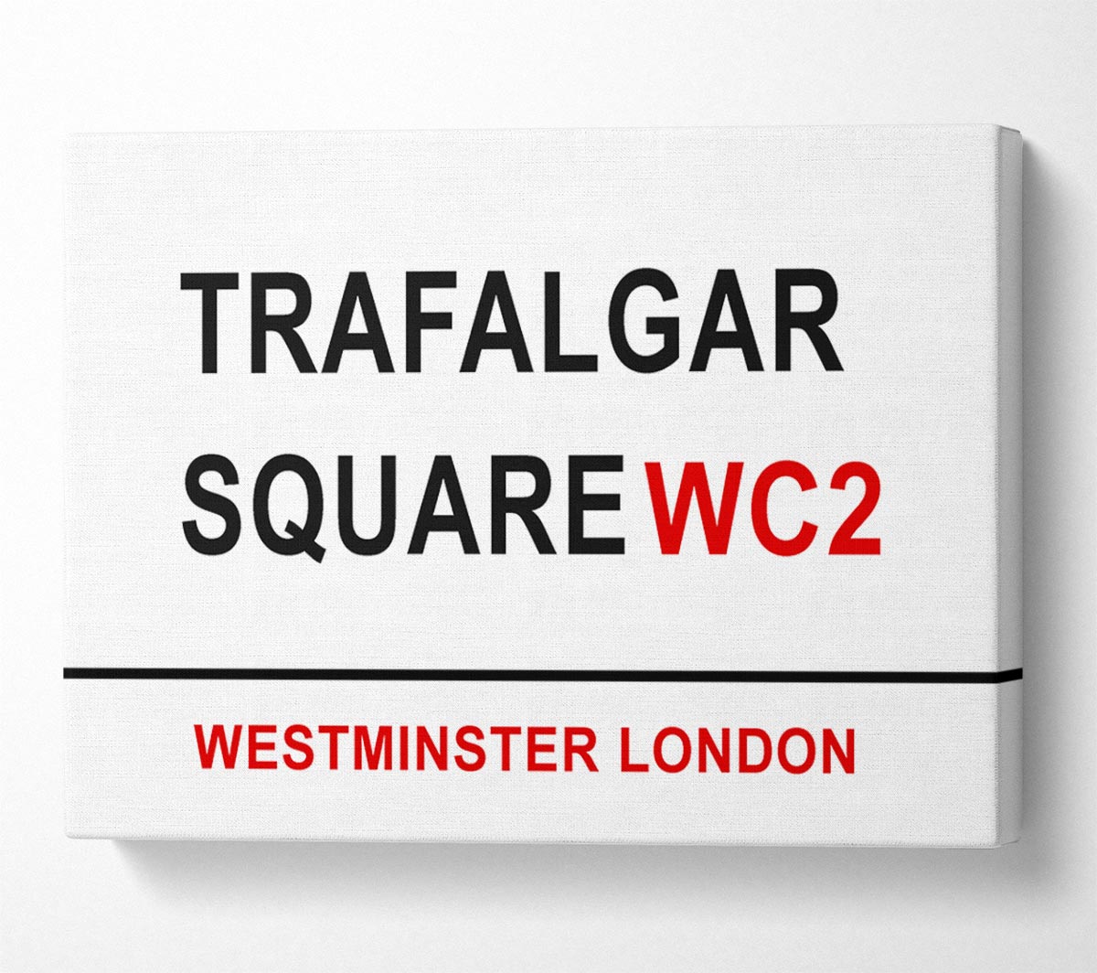 Trafalgar Square Signs Canvas Wall Art