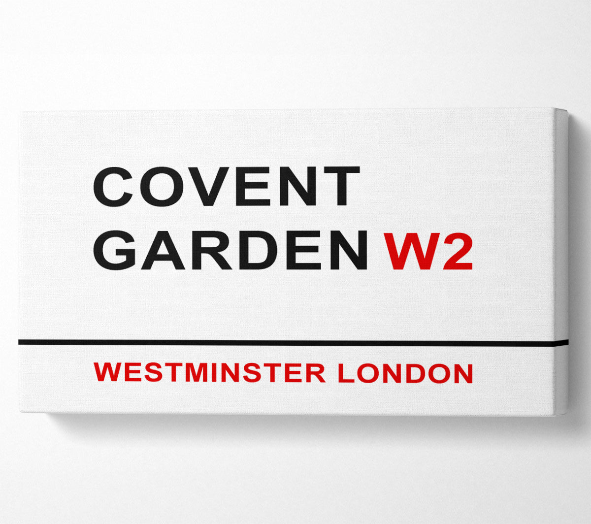Covent Garden Signs Canvas Print