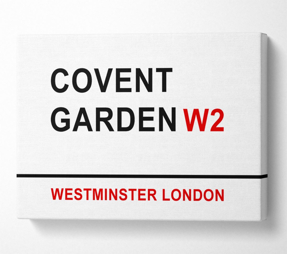 Covent Garden Signs Canvas Print