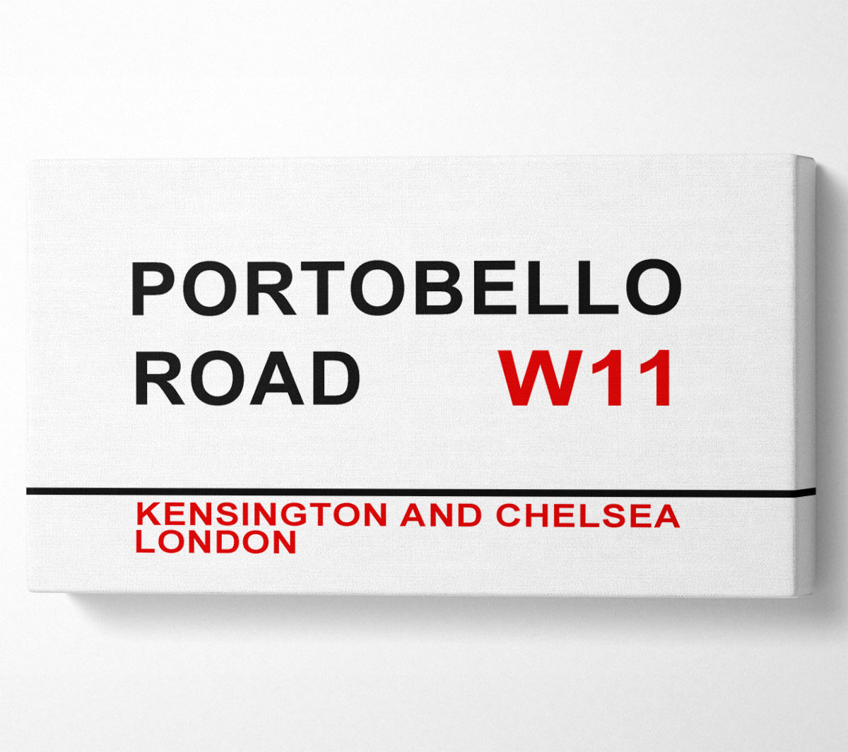 Portobello Road Signs Canvas Wall Art