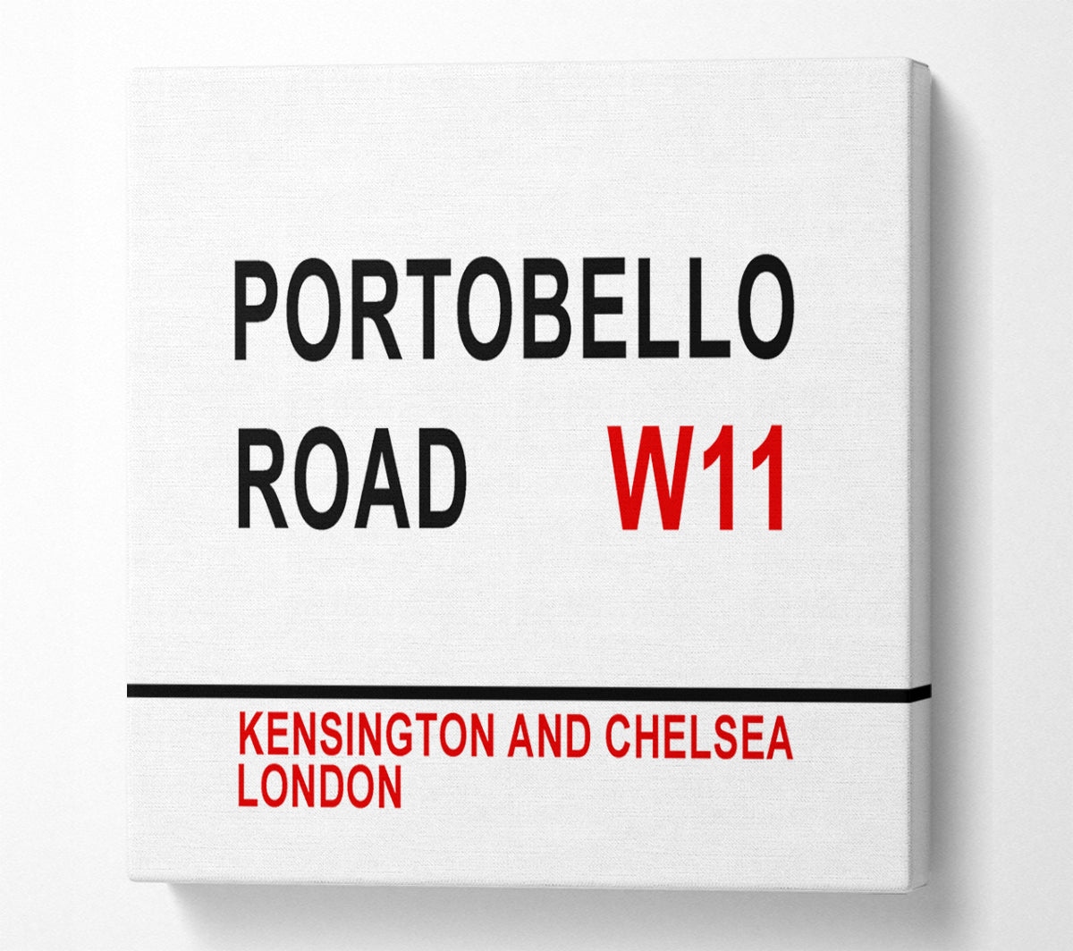 Portobello Road Signs Canvas Wall Art