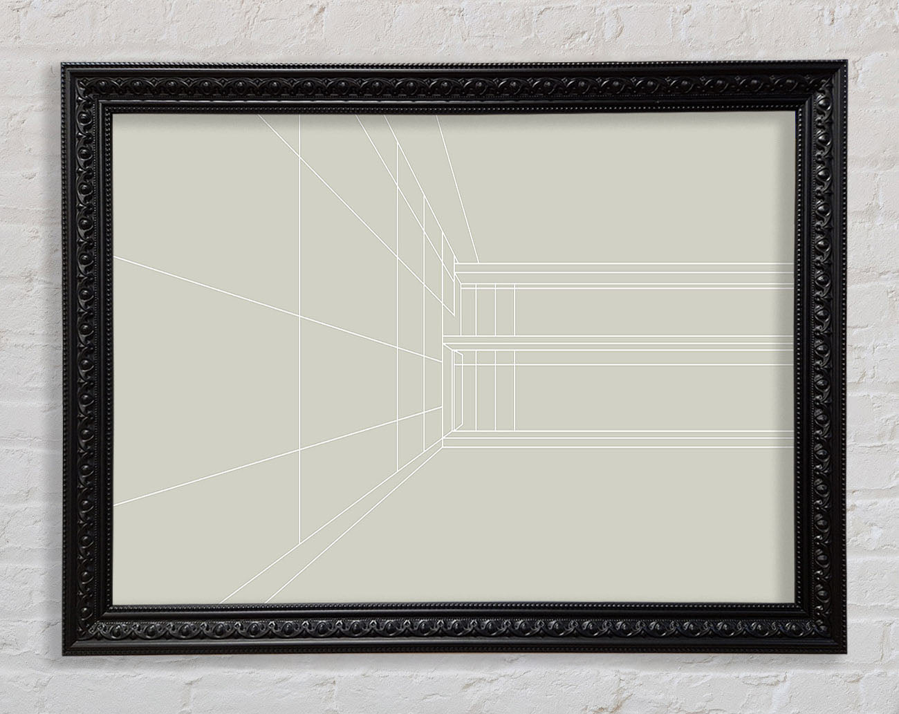 Building Plan Framed Print