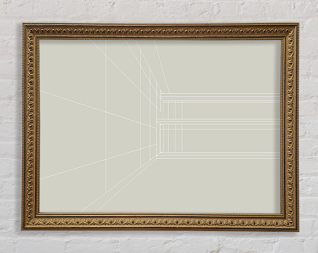 Building Plan Framed Print