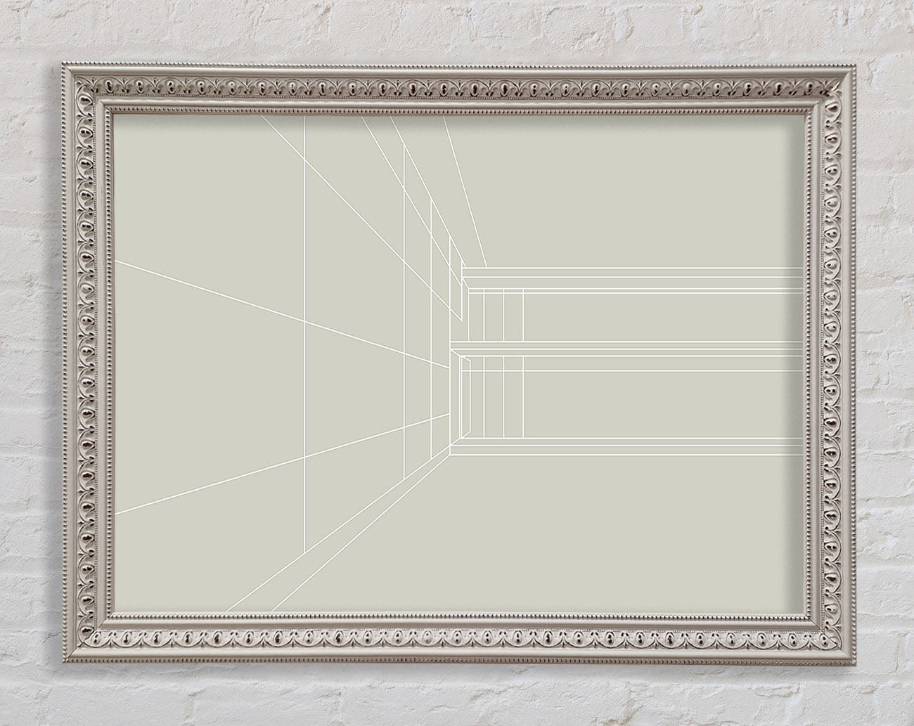 Building Plan Framed Print