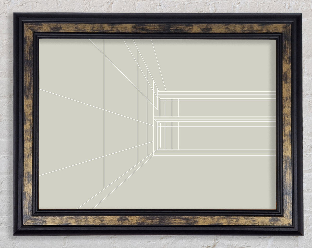 Building Plan Framed Print