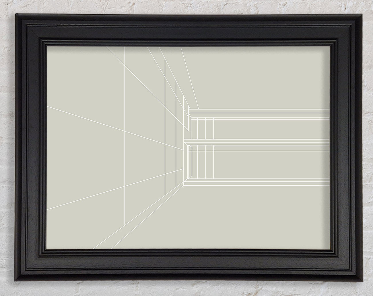 Building Plan Framed Print