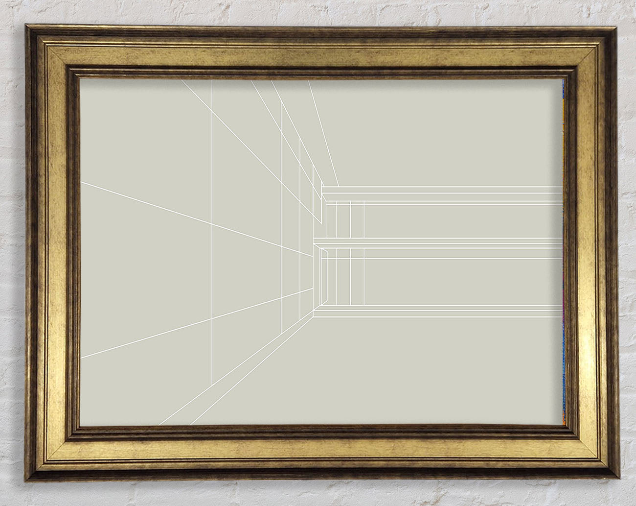 Building Plan Framed Print