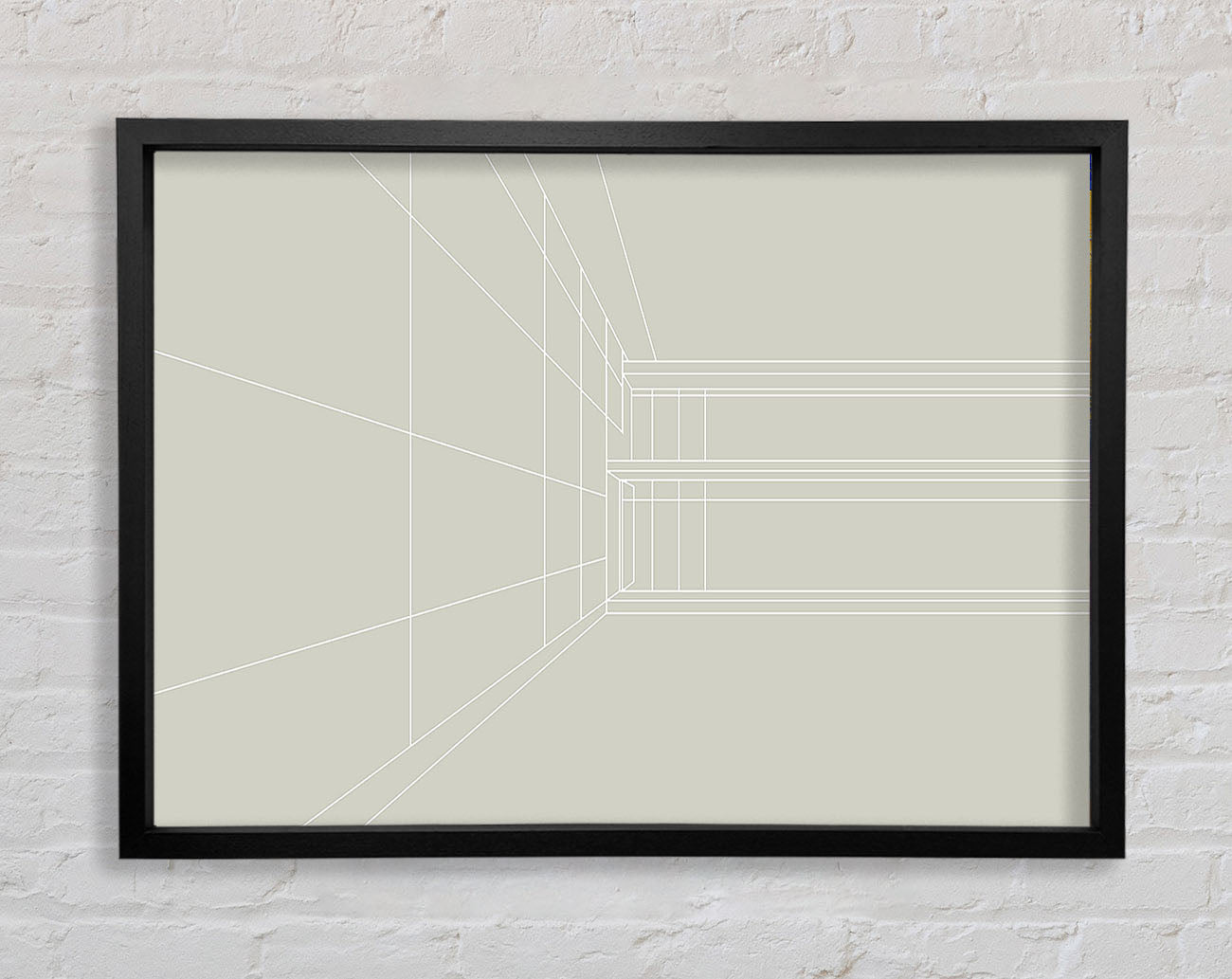 Building Plan Framed Print
