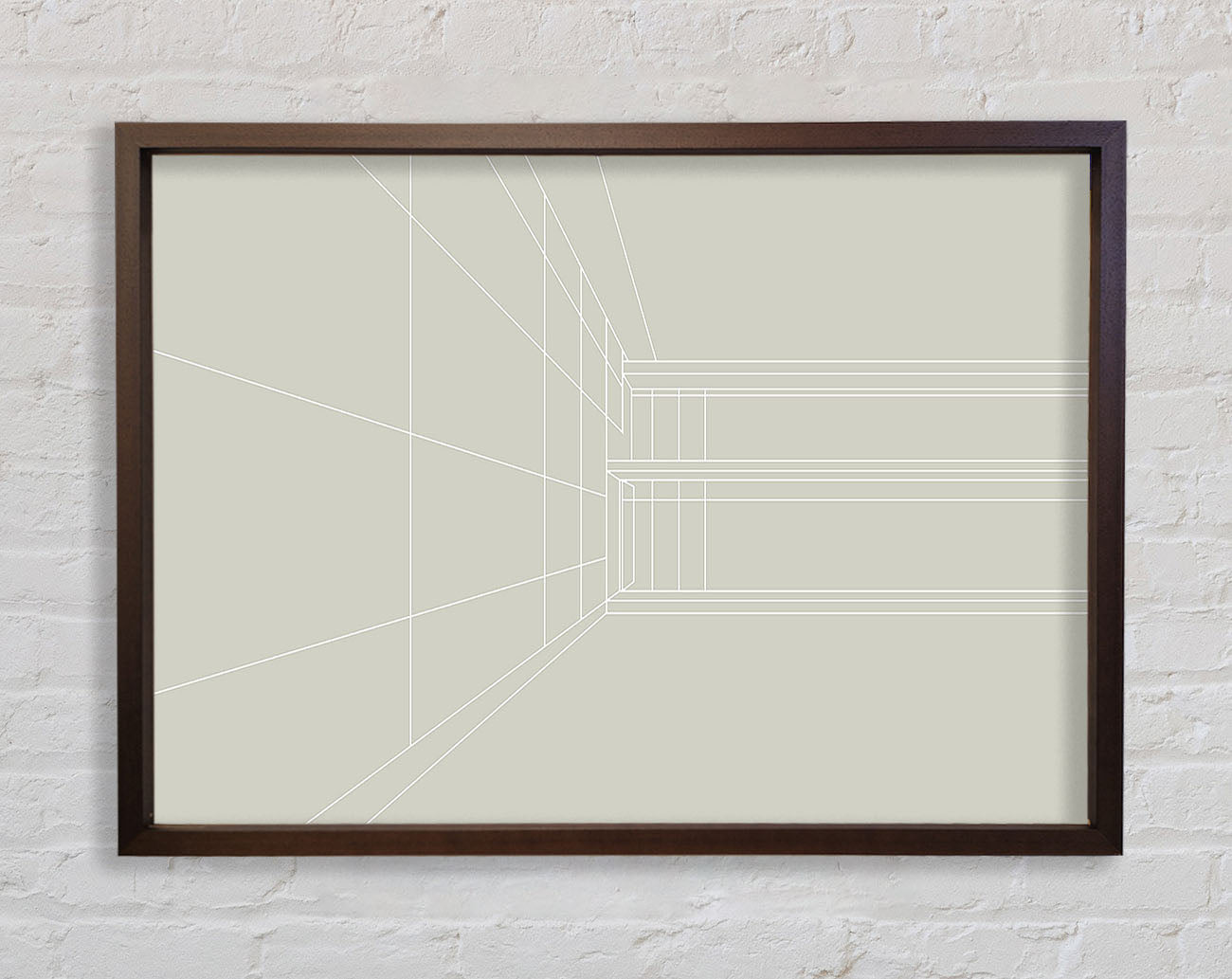 Building Plan Framed Print