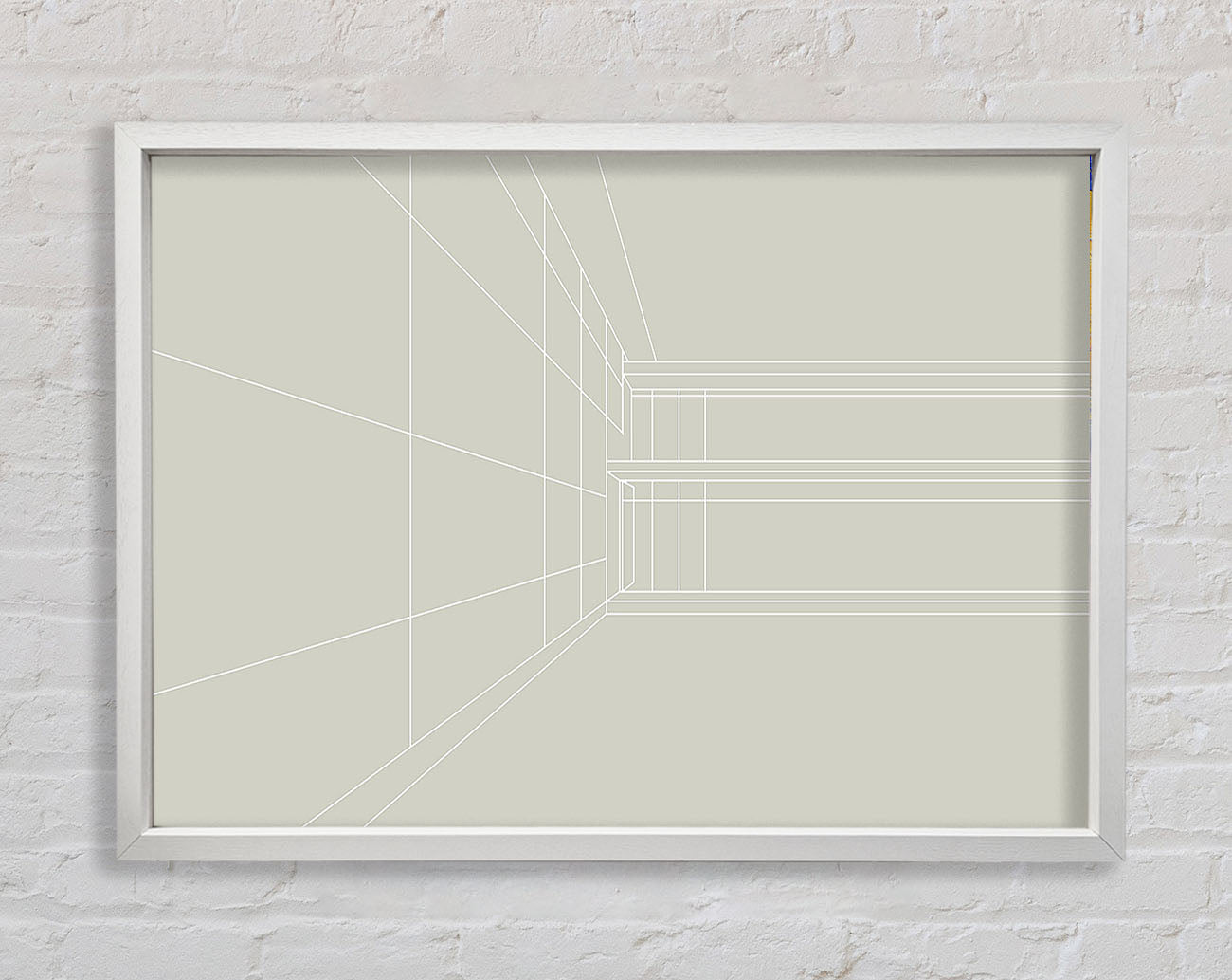 Building Plan Framed Print