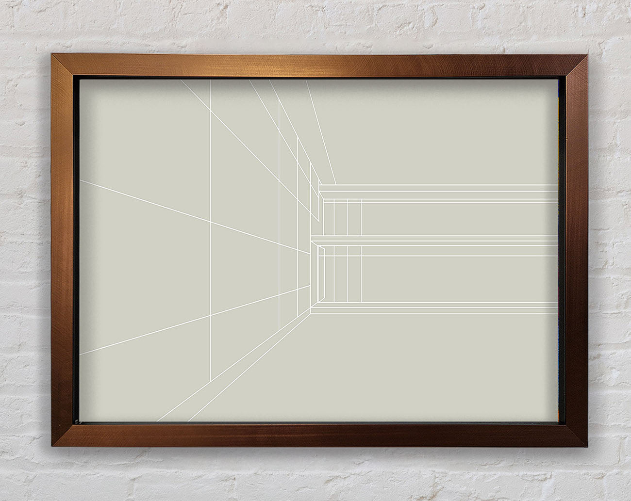 Building Plan Framed Print