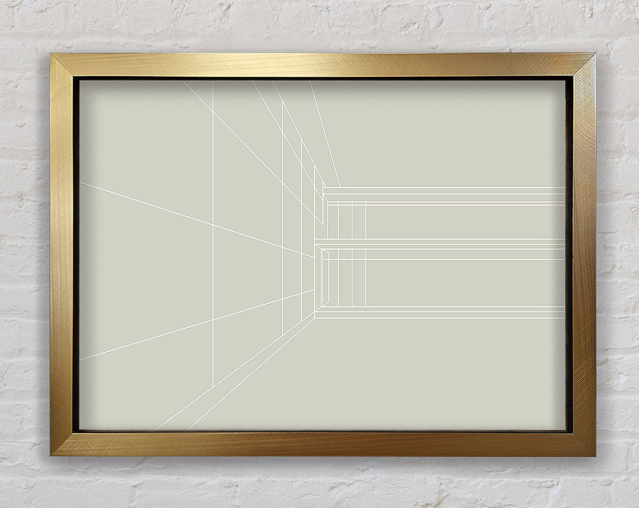 Building Plan Framed Print