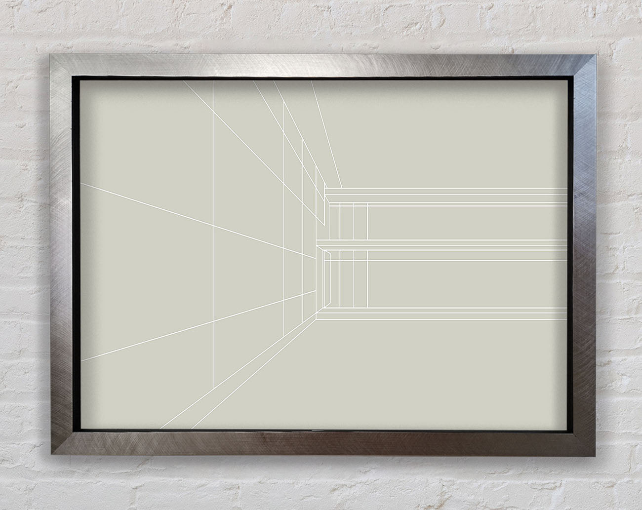 Building Plan Framed Print