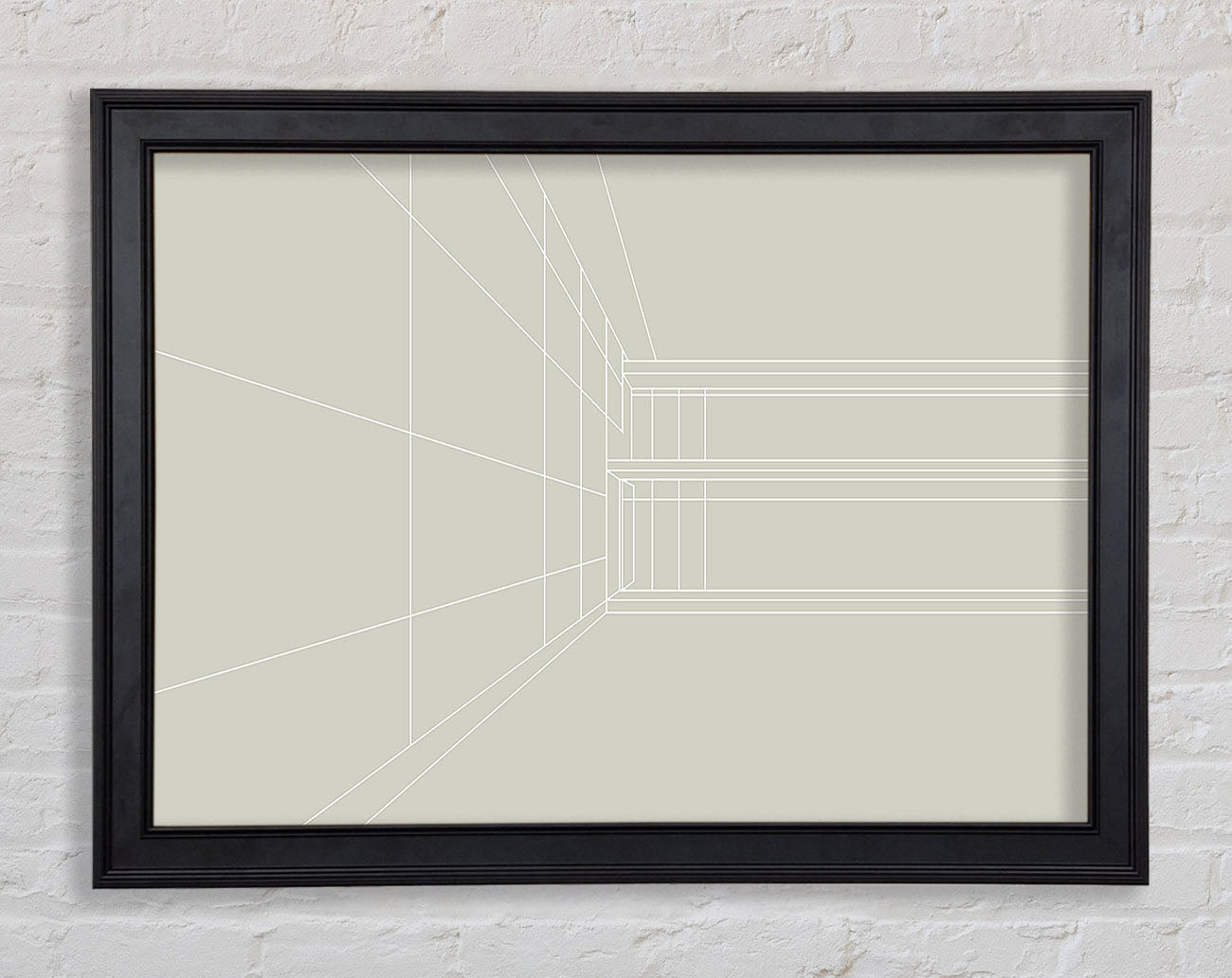 Building Plan Framed Print