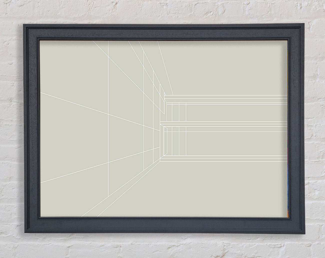 Building Plan Framed Print