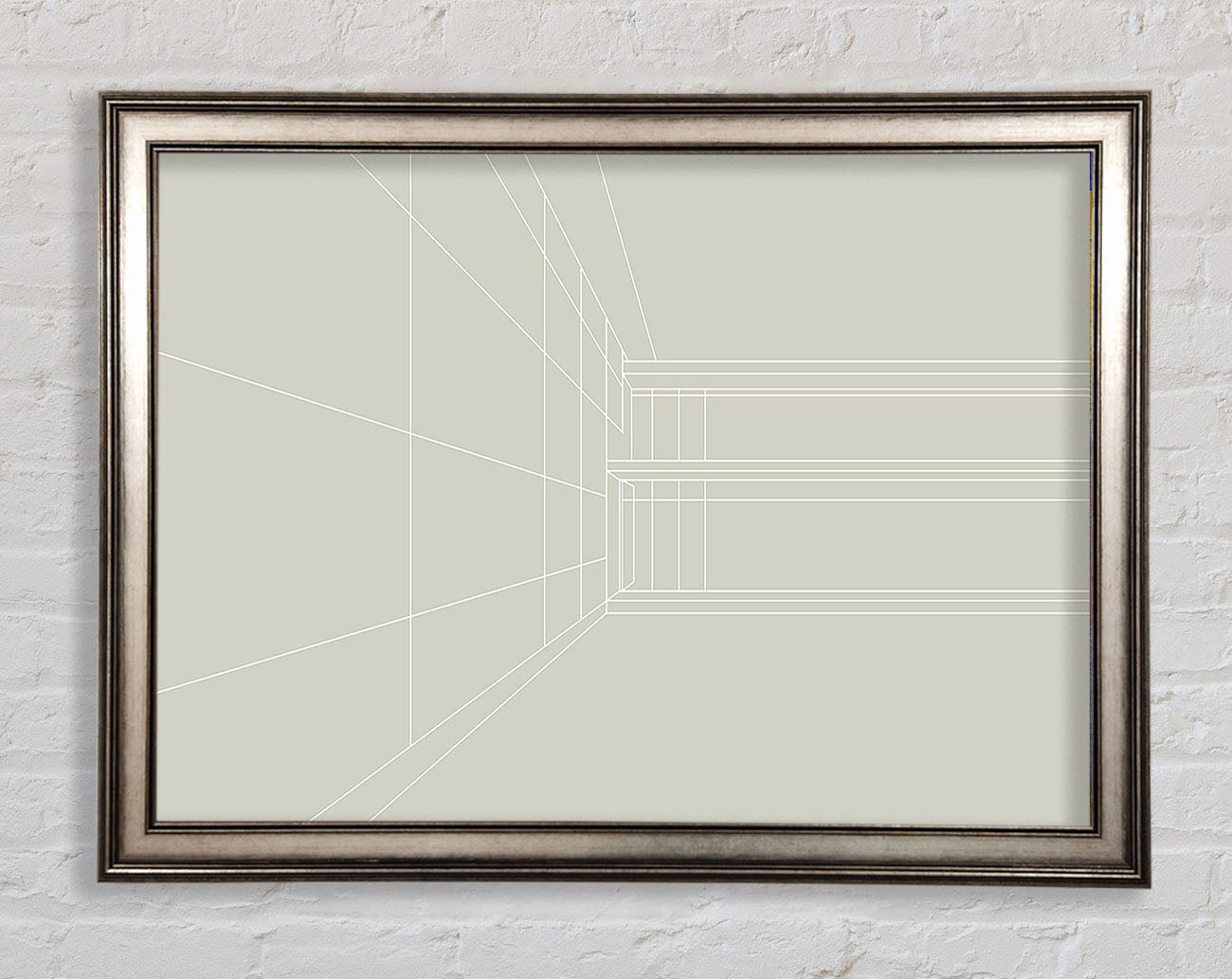 Building Plan Framed Print