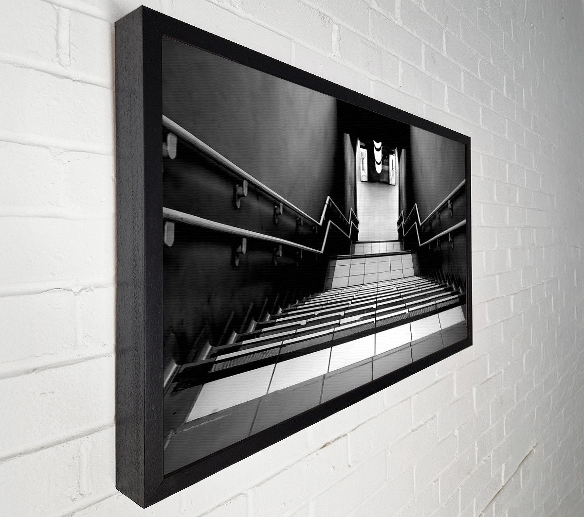 Subway Stairs Canvas Wall Art