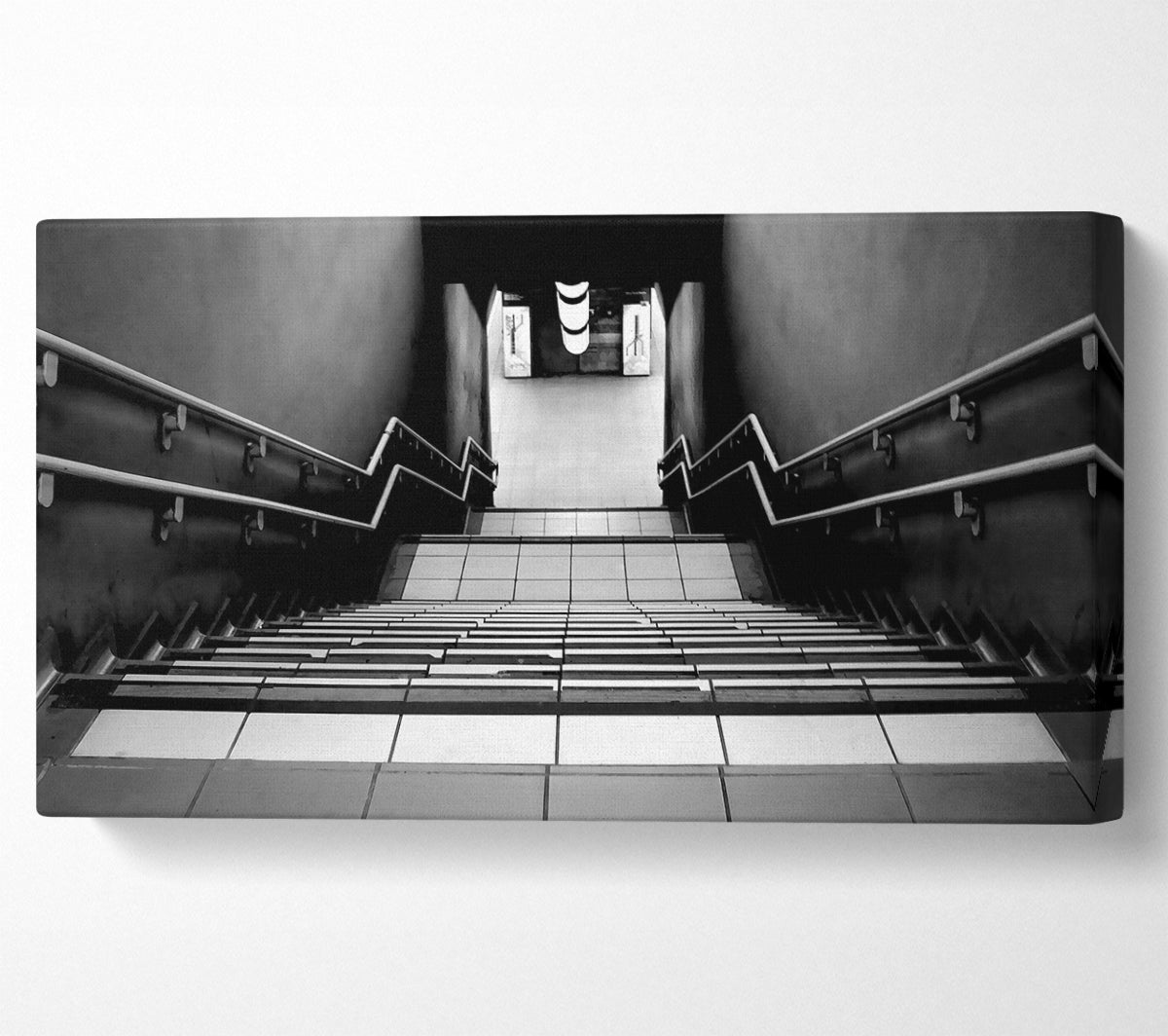 Subway Stairs Canvas Wall Art