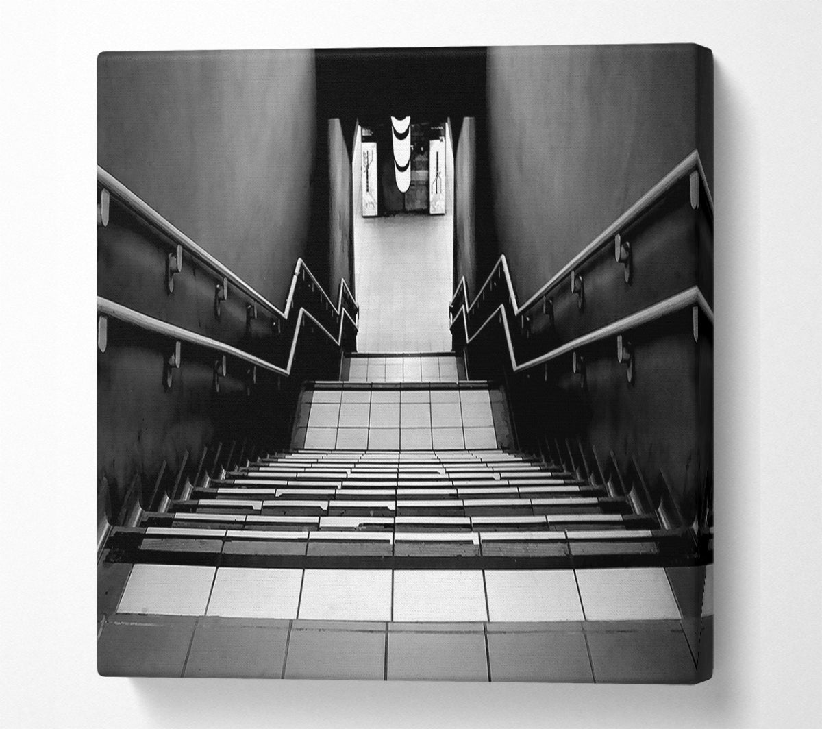 Subway Stairs Canvas Wall Art