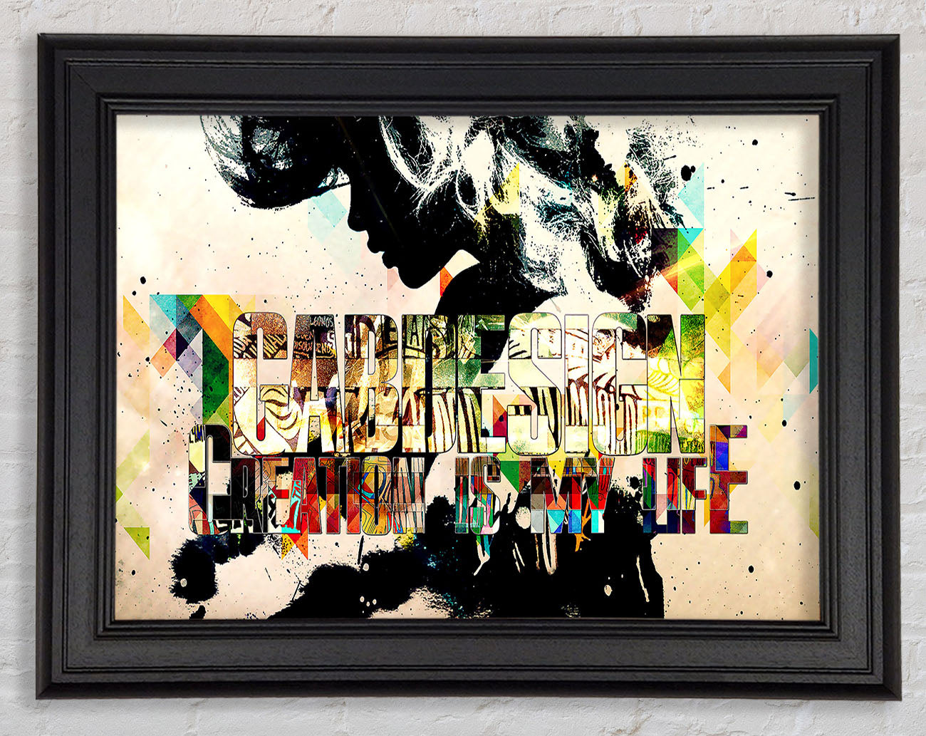 Creation Is My Life Framed Print