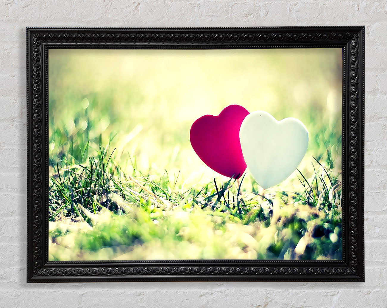 Valentines Day Hearts Framed Print
