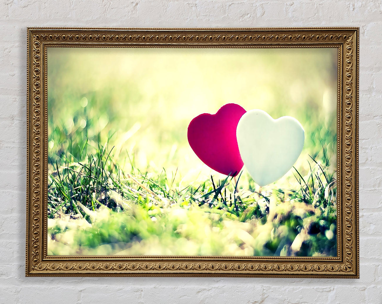 Valentines Day Hearts Framed Print