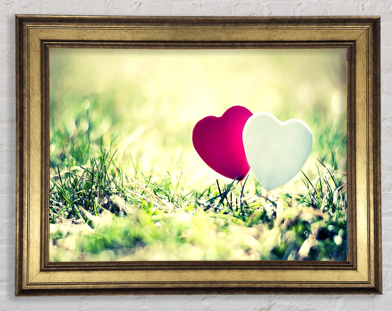 Valentines Day Hearts Framed Print