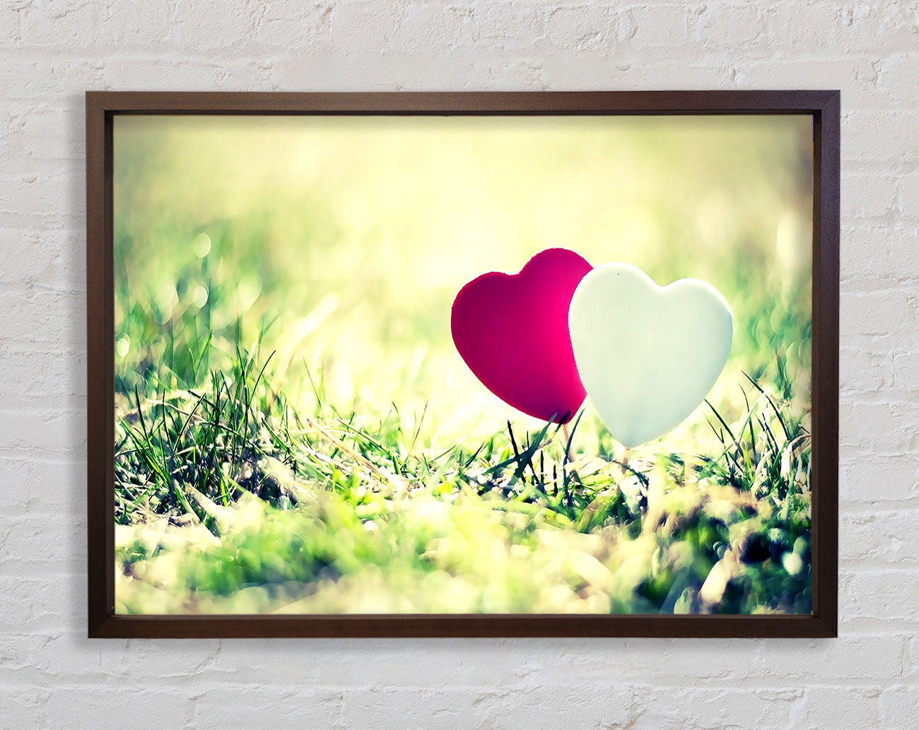 Valentines Day Hearts Framed Print