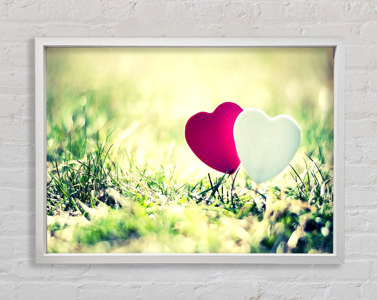 Valentines Day Hearts Framed Print