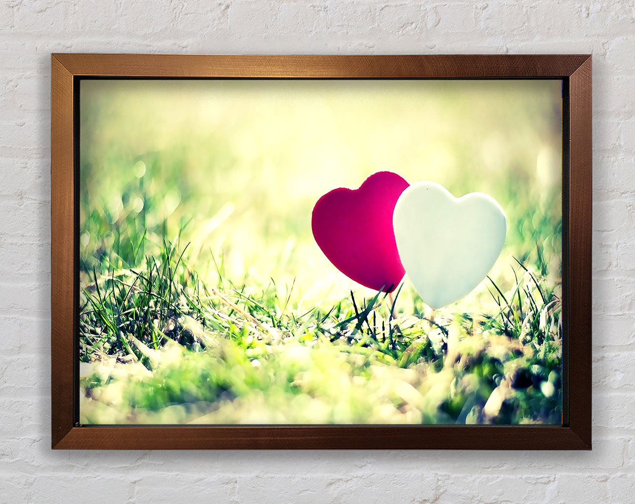 Valentines Day Hearts Framed Print