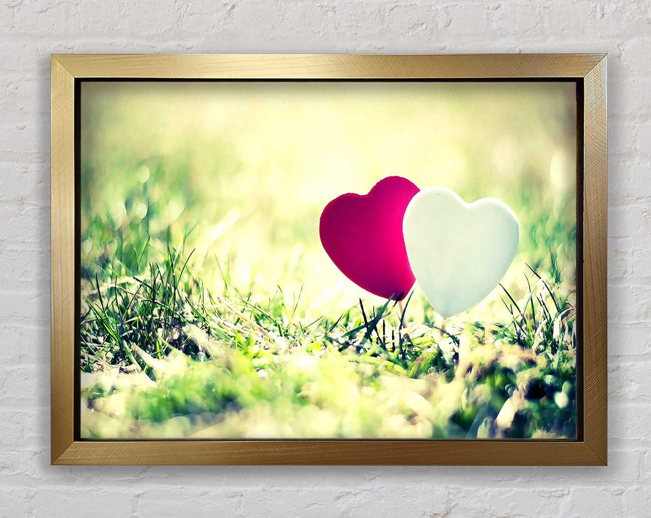 Valentines Day Hearts Framed Print