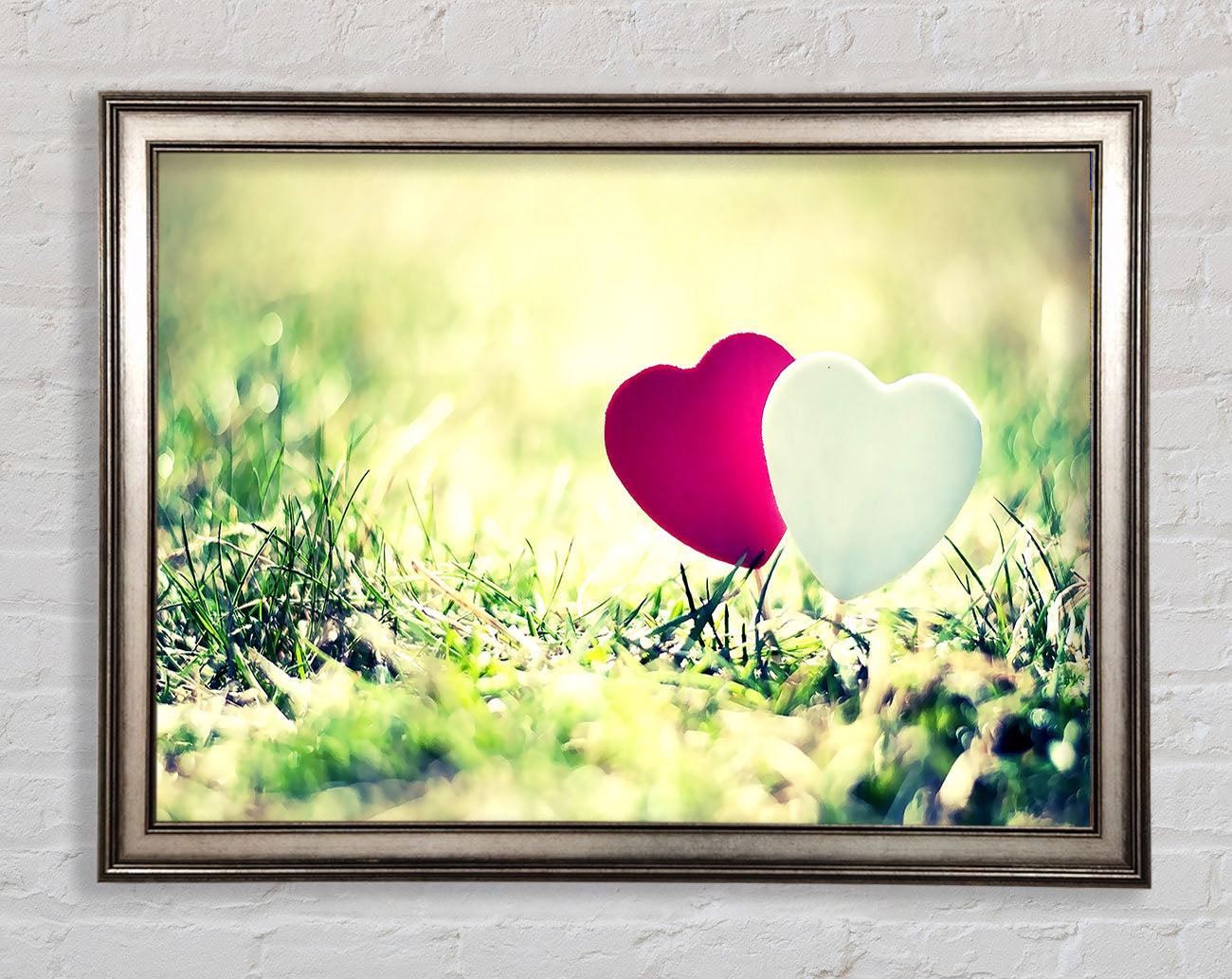Valentines Day Hearts Framed Print
