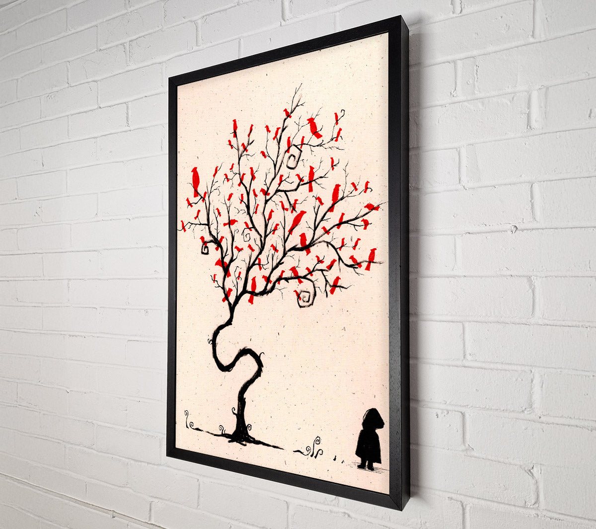 Red Birds Canvas Wall Art