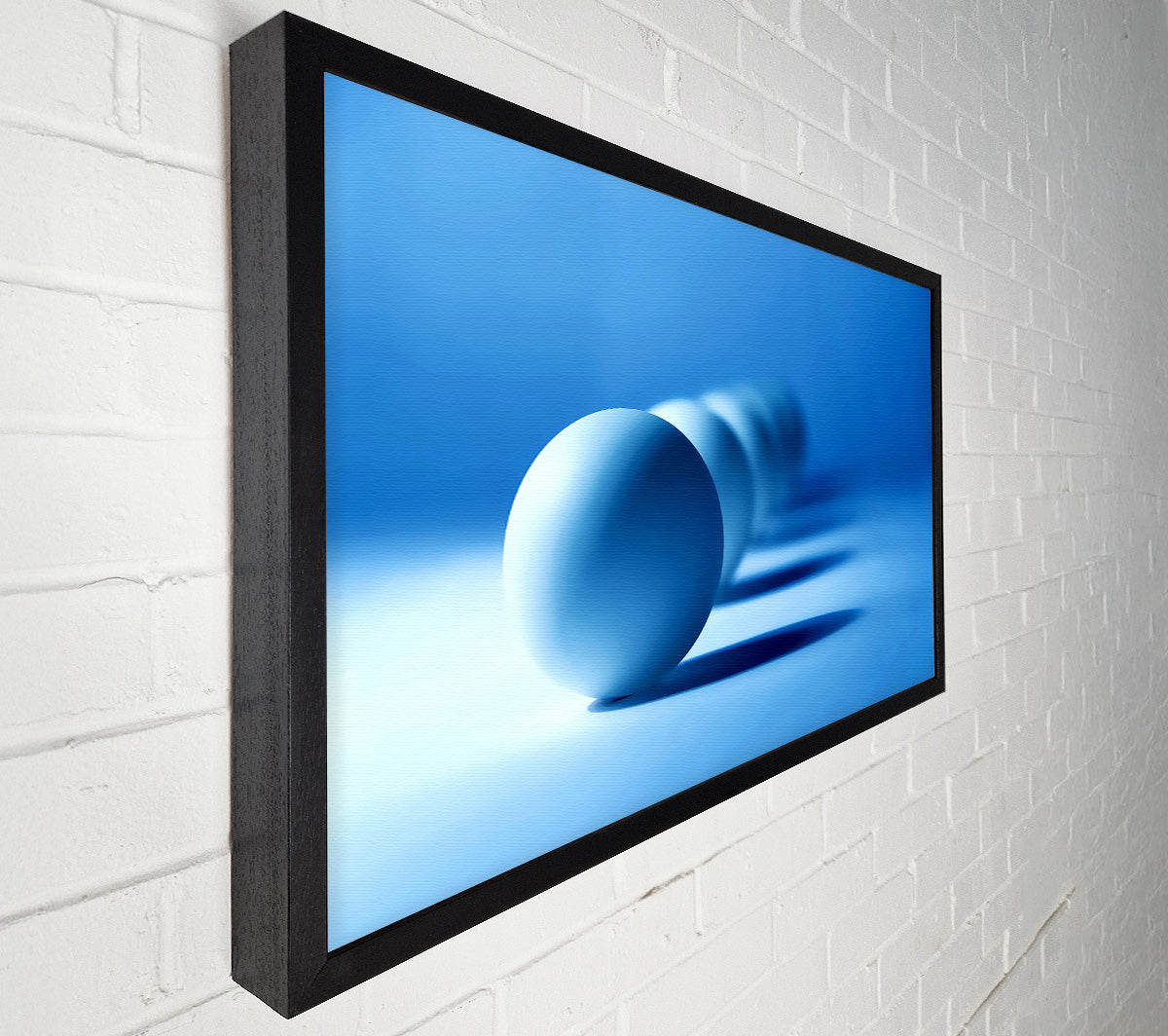 White Marbels Canvas Wall Art