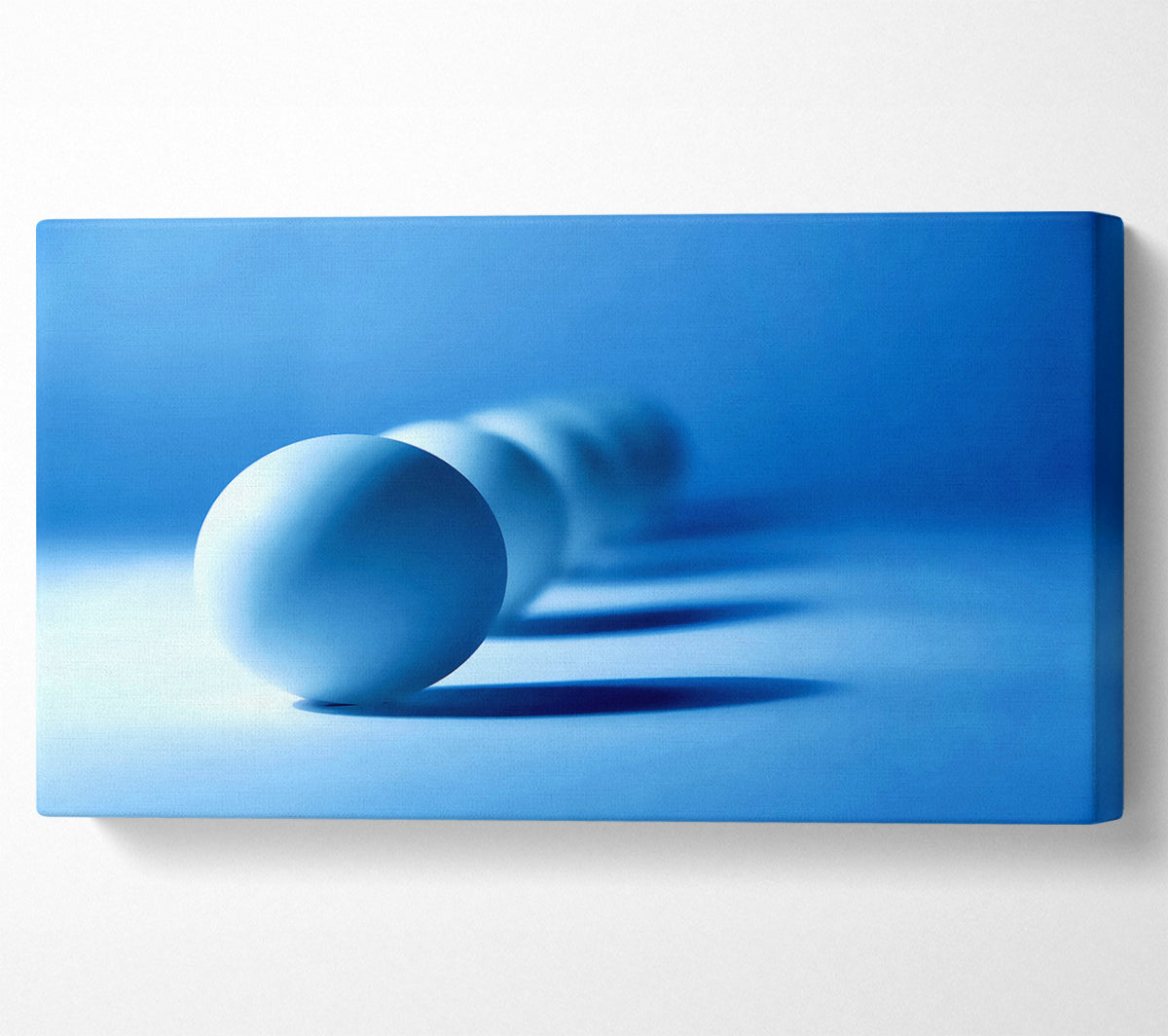 White Marbels Canvas Wall Art