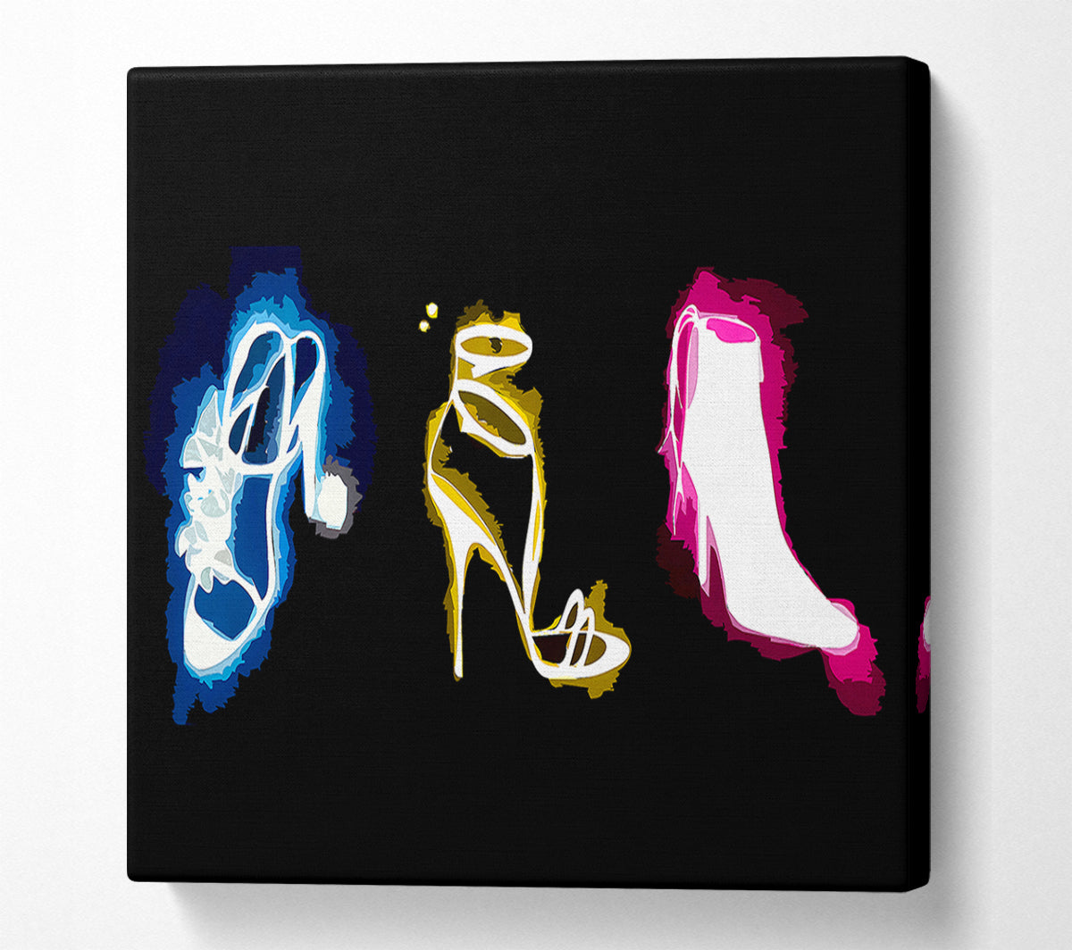 A Womans Love Of Shoes Canvas Print