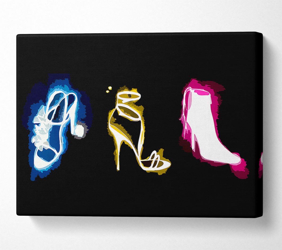 A Womans Love Of Shoes Canvas Print